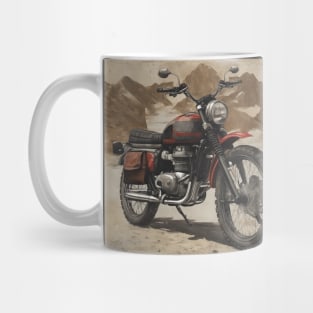 Vintage Scrambler 50s vibe motorcycle Mug